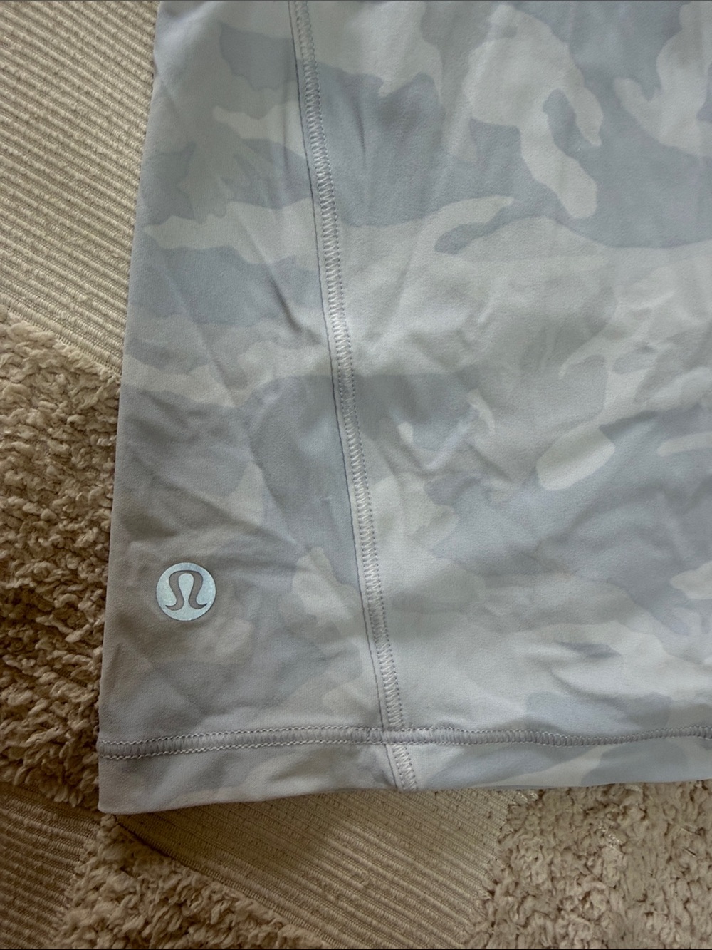 Lululemon Light Blue Camo Sleeveless Workout Tank - Picture 3 of 4
